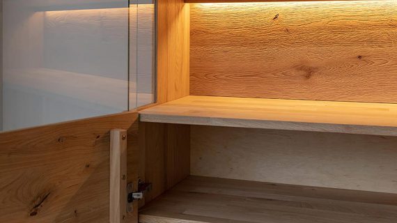 miniaturka Niska Witryna 3D Nowoczesny Dąb  Salar