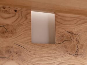 miniaturka Wysoka Szafka RTV Naturalny Dąb  Salar