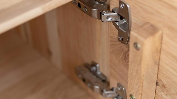 miniaturka Wysoka Szafka RTV Naturalny Dąb Salar