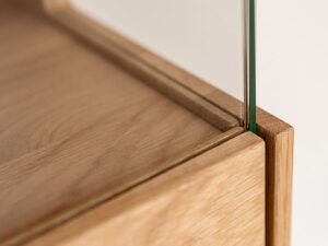 miniaturka Prawa Niska Witryna 2D Elegancki Dąb  Salar