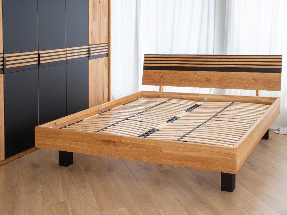 Design Loft Łóżko Dębowe  Inari - obrazek 2