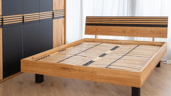 Design Loft Łóżko Dębowe  Inari - obrazek 2
