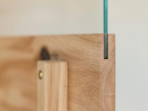 miniaturka Dębowa Witryna Wąska Lewa Salar