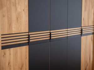 miniaturka Szafa Dębowa 4 Drzwi Szklane Podwójne  Inari