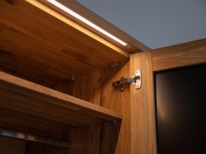 miniaturka Szafa Dębowa Loftowa 5 Drzwi Potrójne Szklane  Inari