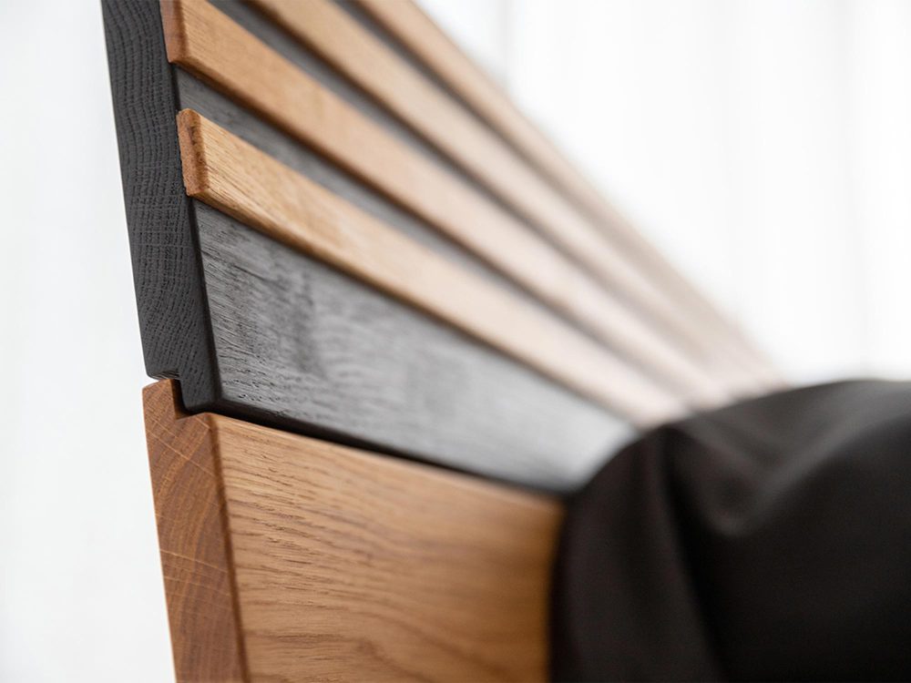 Design Loft Łóżko Dębowe  Inari - obrazek 4
