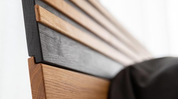 Design Loft Łóżko Dębowe  Inari - obrazek 4
