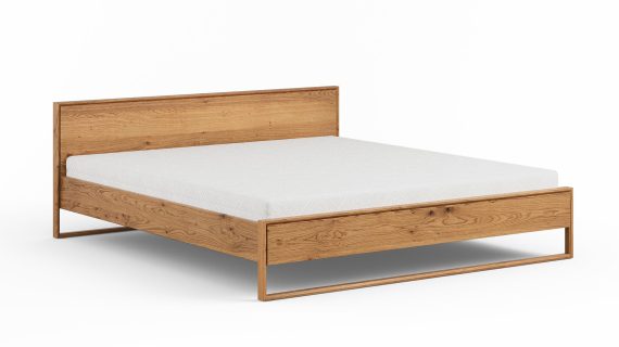 miniaturka Klasyczne Dębowe Łóżko Dąb Olejowany Blitz