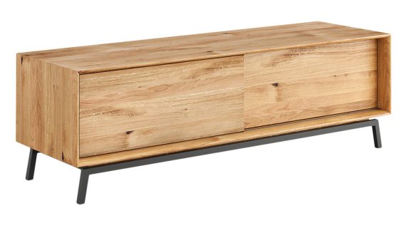 Loft Szafka RTV 200 Zamknięta Dębowa Kyoto