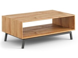 Loft Stolik Kawowy Dąb Naturalny Stal Kyoto