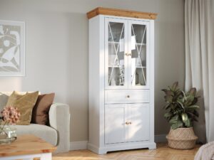 miniaturka Przeszklona Klasyczna Witryna 2D w Bieli Petra