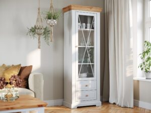 miniaturka Witryna Wąska Klasyczna Biała Sosna Petra