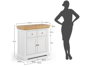 miniaturka Komoda Mała Klasyczna Sosna z Cichym Domykiem Petra