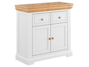 Komoda Mała Klasyczna Sosna z Cichym Domykiem Petra