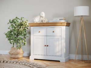 miniaturka Komoda Mała Klasyczna Sosna z Cichym Domykiem Petra