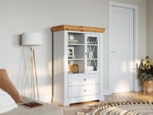 miniaturka Biała Witryna Sosna Fińska z Cichym Domykiem  Petra