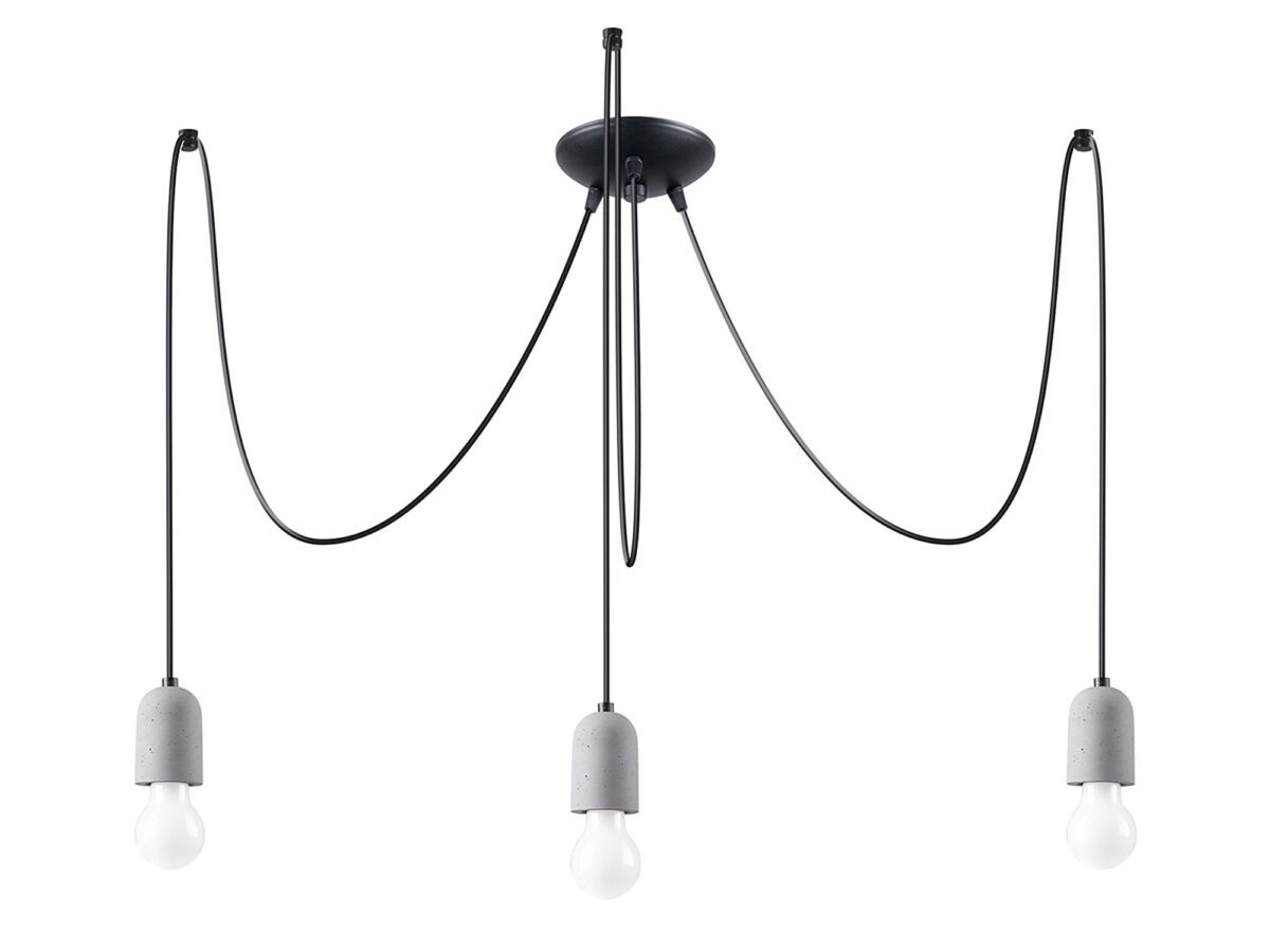 Geometryczny Żyrandol SOLARO 3 – 3 Żarówki