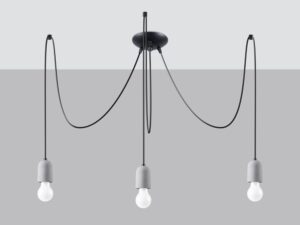 miniaturka Geometryczny Żyrandol SOLARO 3 – 3 Żarówki