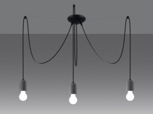 miniaturka Geometryczny Żyrandol SOLARO 3 – 3 Żarówki