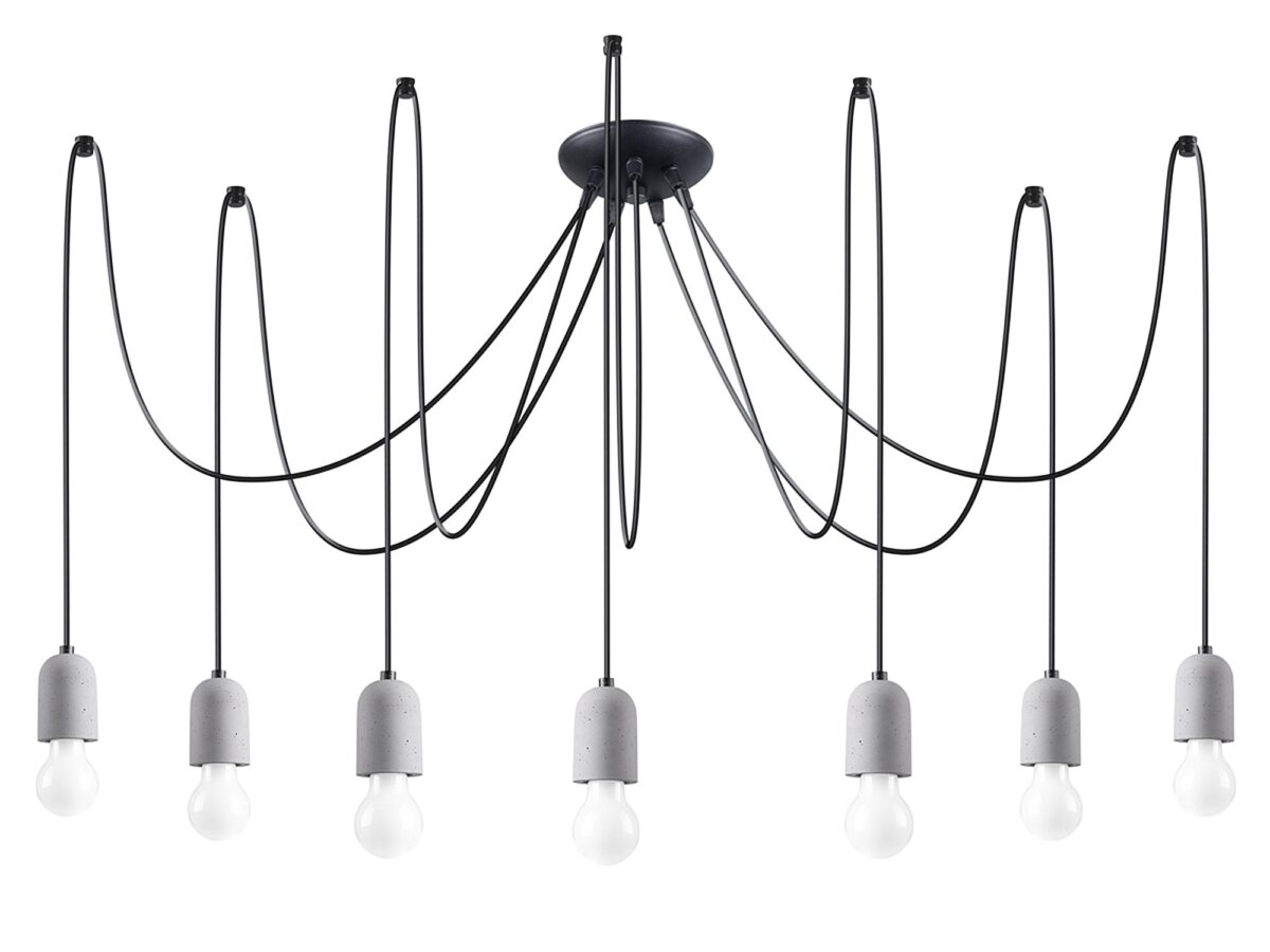 Geometryczny Żyrandol SOLARO 7 – 7 Żarówek