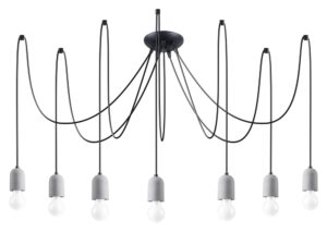 Geometryczny Żyrandol SOLARO 7 – 7 Żarówek