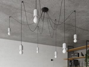 miniaturka Designerski Kinkiet LUNARIS 1x E27 LED 8x22cm