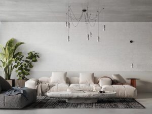 miniaturka Designerski Kinkiet LUNARIS 1x E27 LED 8x22cm