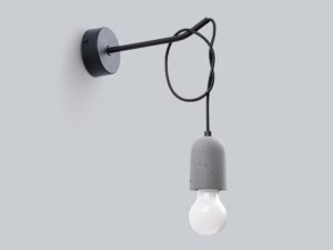 miniaturka Designerski Kinkiet LUNARIS 1x E27 LED 8x22cm