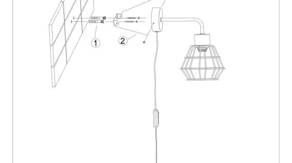 Elegancki Kinkiet NOCTA Stalowy E27 15W Czarny - obrazek 10
