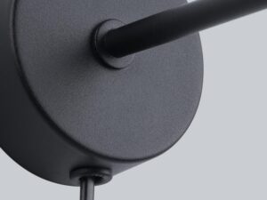 miniaturka Elegancki Kinkiet NOCTA Stalowy E27 15W Czarny