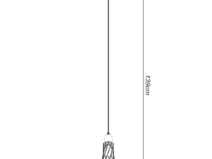 miniaturka Czarna Lampa Wisząca NOCTA 1 E27 Stal 15W LED