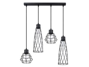 Elegancka Lampa NOCTA 4L Czarna 4x E27 15W LED