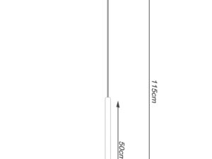 miniaturka Elegancka Złota Lampa AUREO 1 Wisząca G9 8W LED