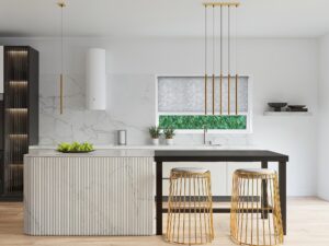 miniaturka Elegancka Złota Lampa AUREO 1 Wisząca G9 8W LED