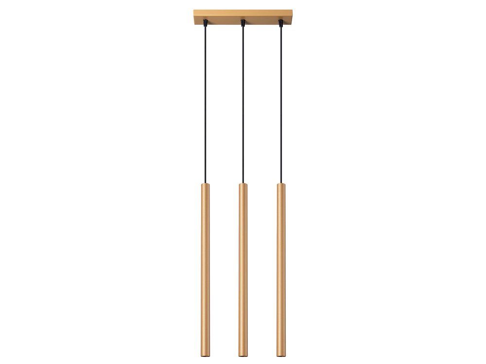Elegancka Złota Lampa AUREO 3L 3x G9 Wisząca