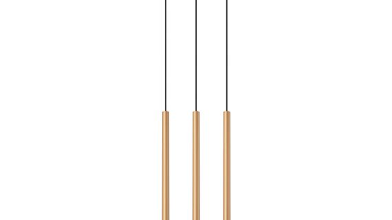 Elegancka Złota Lampa AUREO 3L 3x G9 Wisząca