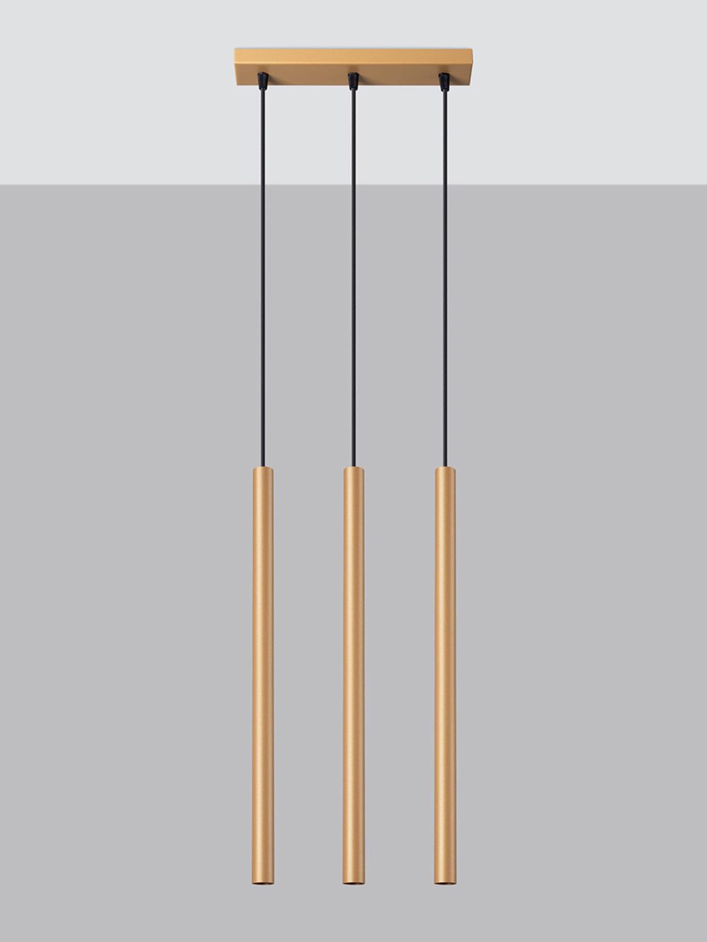 Elegancka Złota Lampa AUREO 3L 3x G9 Wisząca - obrazek 2