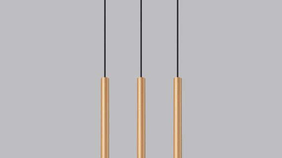 Elegancka Złota Lampa AUREO 3L 3x G9 Wisząca - obrazek 2
