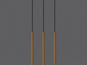 miniaturka Elegancka Złota Lampa AUREO 3L 3x G9 Wisząca