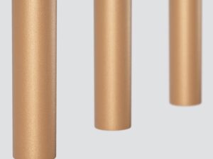 miniaturka Elegancka Złota Lampa AUREO 3L 3x G9 Wisząca