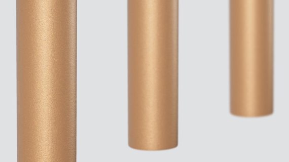 Elegancka Złota Lampa AUREO 3L 3x G9 Wisząca - obrazek 4