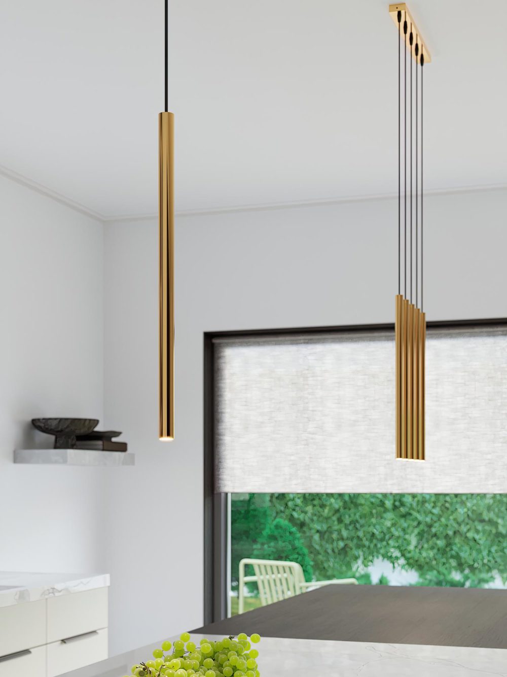 Elegancka Złota Lampa AUREO 3P 3x G9 LED - obrazek 7