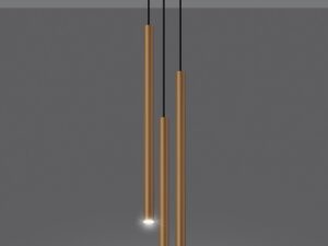 miniaturka Elegancka Złota Lampa AUREO 3P 3x G9 LED