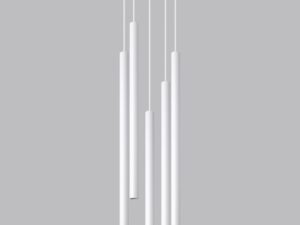 miniaturka Elegancka Złota Lampa AUREO 5P 5x G9 Wisząca