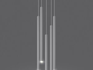 miniaturka Elegancka Złota Lampa AUREO 5P 5x G9 Wisząca