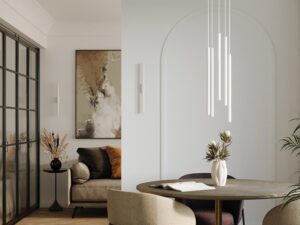 miniaturka Elegancka Złota Lampa AUREO 5P 5x G9 Wisząca