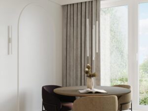 miniaturka Nowoczesny Biały / Czarny / Złoty Kinkiet AUREO 2 2x G9 Stalowy 50cm