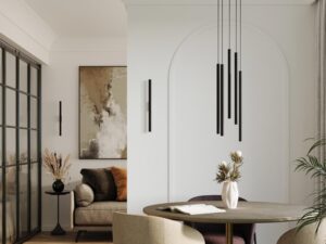 miniaturka Elegancka Złota Lampa AUREO 5P 5x G9 Wisząca