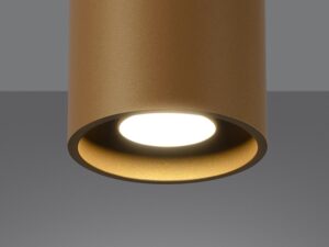 miniaturka Designerski Plafon ORION 1 Złoty GU10 10W LED