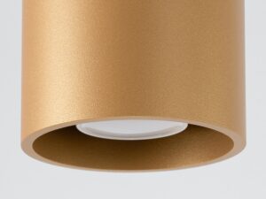 miniaturka Designerski Plafon ORION 1 Złoty GU10 10W LED